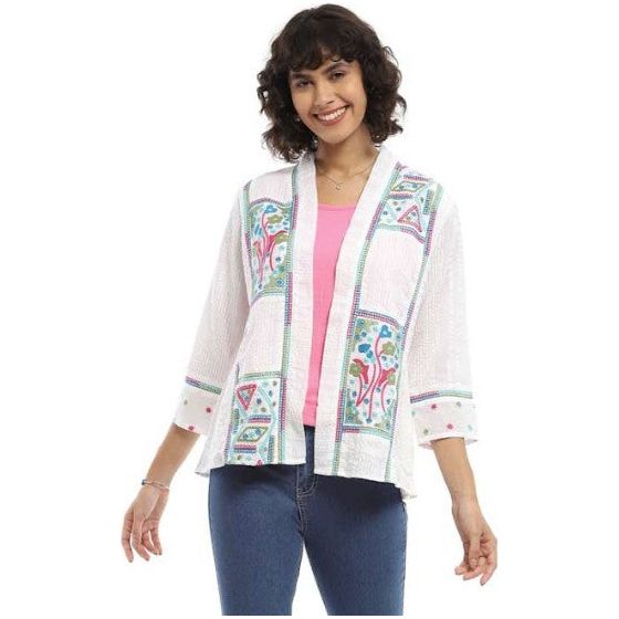 Parsley & Sage Norma White & Pastels Jacket