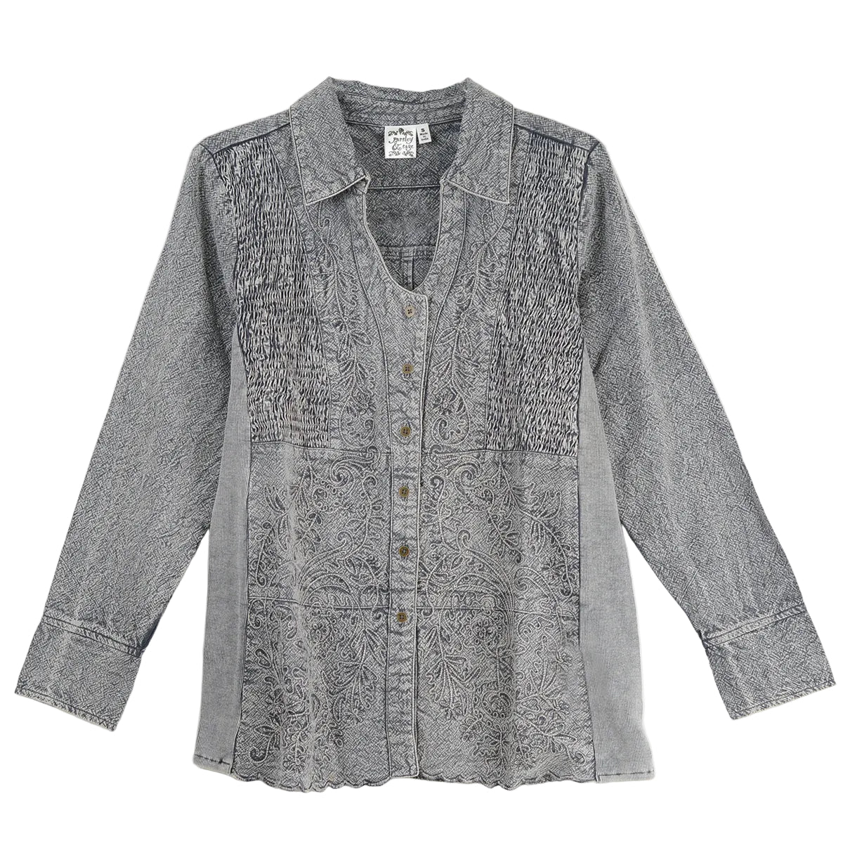 Parsley & Sage Tansy Shirt (Charcoal)(25F569G)