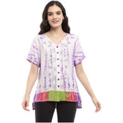 Parsley & Sage Dory Color Hem Top