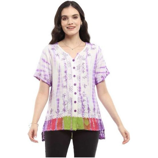 Parsley & Sage Dory Color Hem Top
