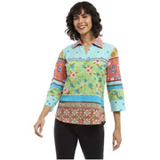 Parsley & Sage Quintana Button Front Shirt
