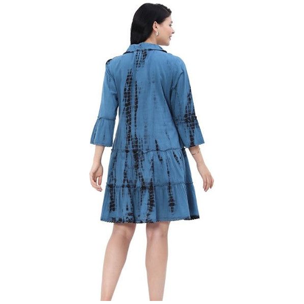 Parsley & Sage Judith Embroidered Tiered Dress