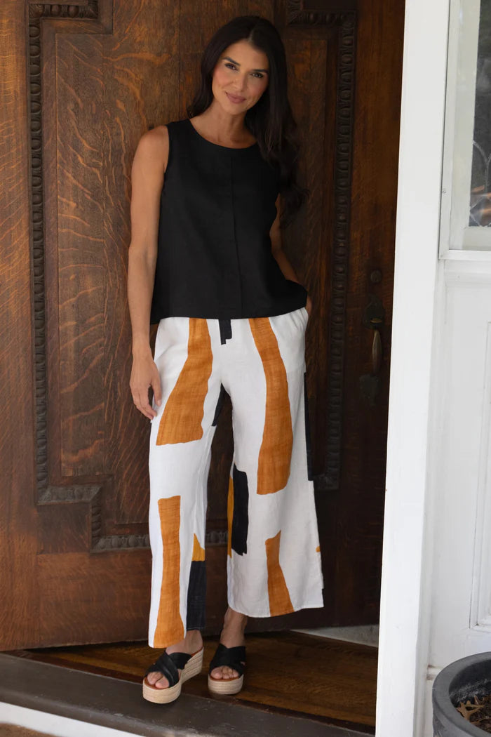 Olivia Crossroads Coastal Color block Breeze Pant (112134) (Neutral)