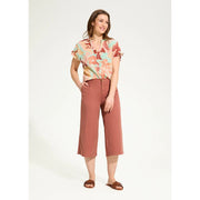 FDJ French Dressing Olivia Pleated Wide Capri Pant