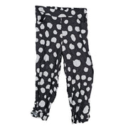 Shana Crinkle Pull-on Easy Polk-a-Dot  Pant (26093) (Black & White)