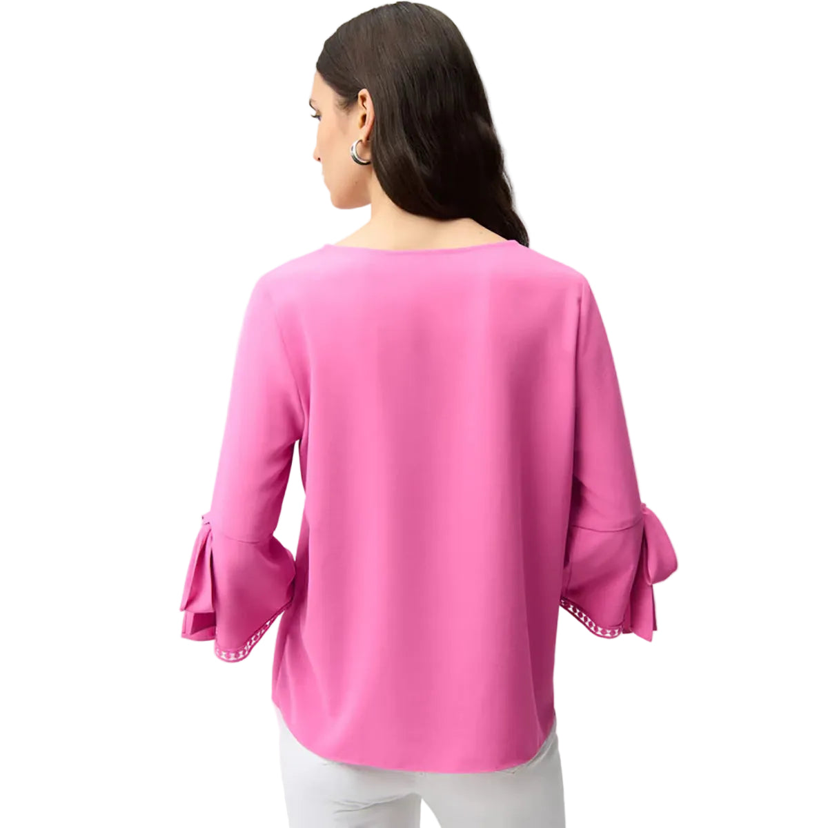 Joseph Ribkoff Tie sleeve Pull-over (261070)(Pink Sherbert)