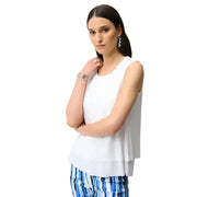 Joseph Ribkoff Double Hem  Tunic Sleeveless Top