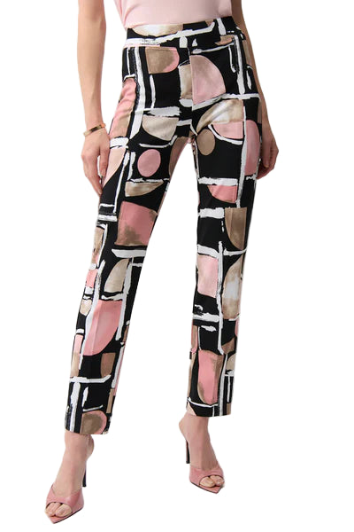 Joseph Ribkoff Print Straight Leg Pant (281309)(Multi)