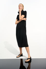 Joseph Ribkoff Black Midi Shift  Dress