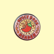 Spicy Romance Reader Vinyl Sticker