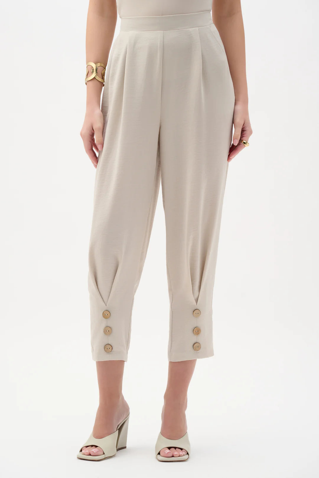 Joseph Ribkoff  Gauze Pull-on Barrel Pant   (262044)(Moonstone)