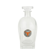 Heritage Texas Longhorn  Capital Decanter with Burnt Orange Logo Medallion