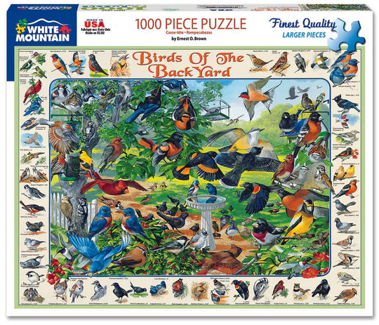 White Mountain Birds of the Backyard Puzzle (1000 Piece)