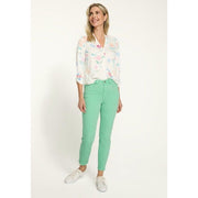 FDJ French Dressing Olivia Slim Ankle Fringe Hem Jeans (Multiple Colors)
