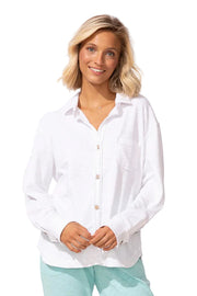 Escape Regatta Modal Vacation Shirt (26895)(White)