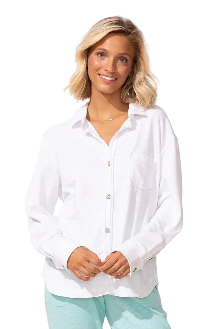 Escape Regatta Modal Vacation Shirt (26895)(White)