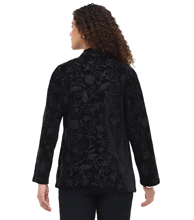 Parsley & Sage NYX Open Front Jacket (26F566E26) (Black)