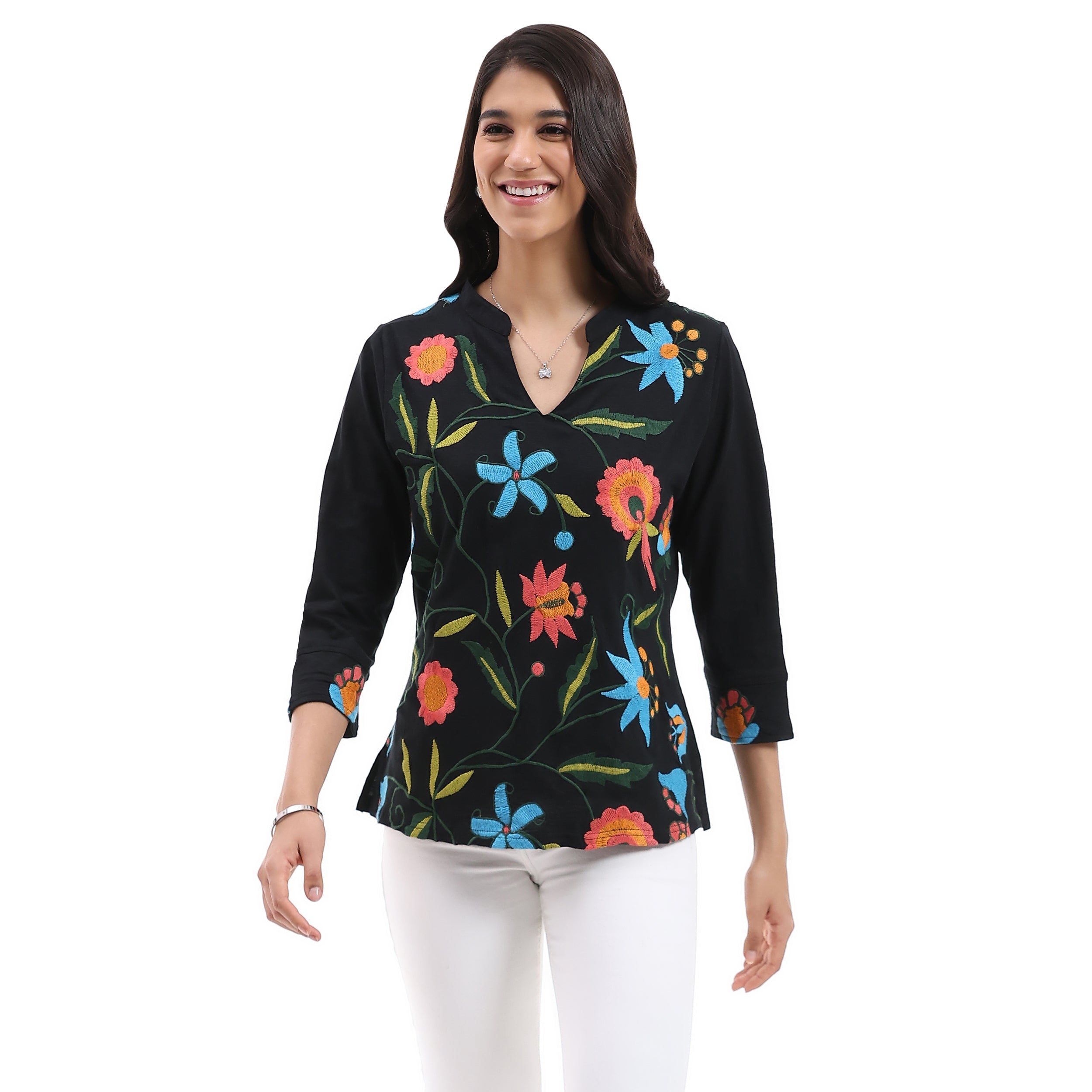 Parsley & Sage Joni Top (Black)