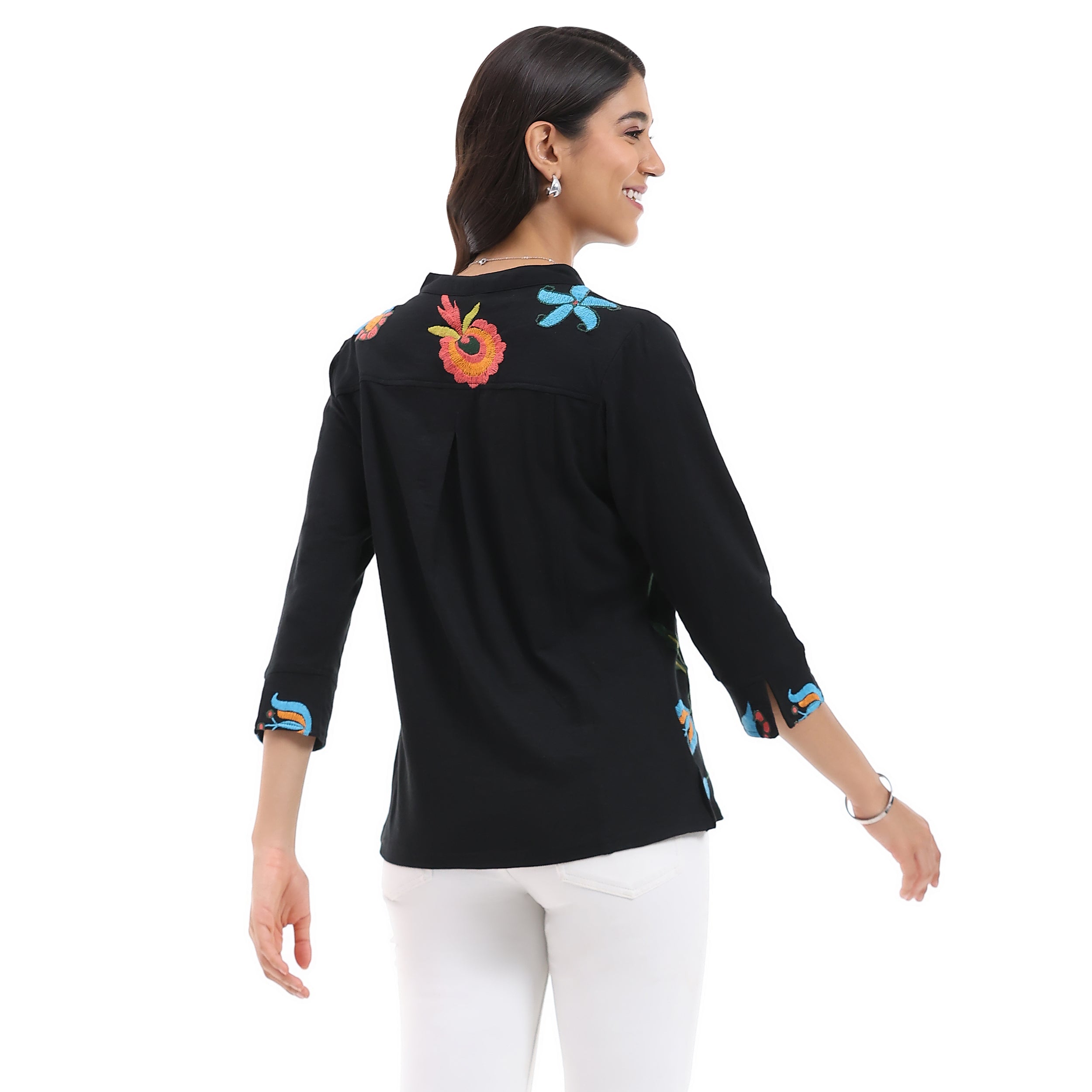 Parsley & Sage Joni Top (Black)