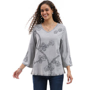 Parsley & Sage Vanessa Top (Silver)(26S480C)