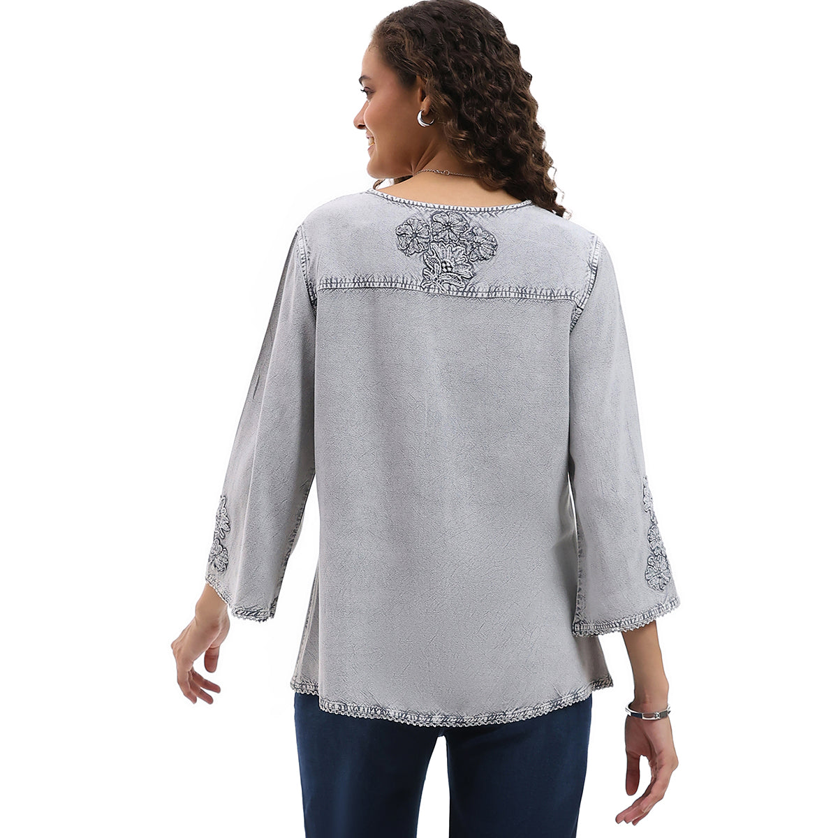 Parsley & Sage Vanessa Top (Silver)(26S480C)
