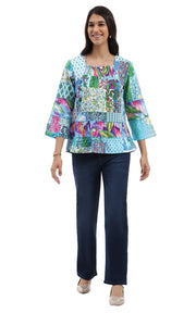 Parsley & Sage Amanda Peasant Top (26T01C15)
