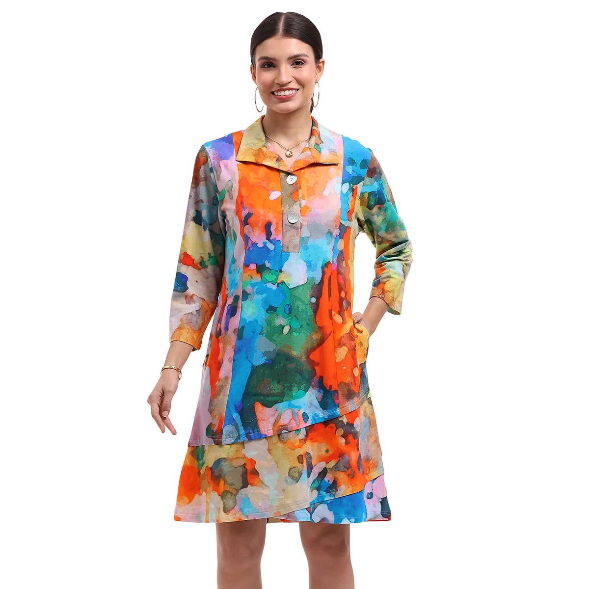 Parsley & Sage Harper Knit Dress (26T07D2)(Multi)