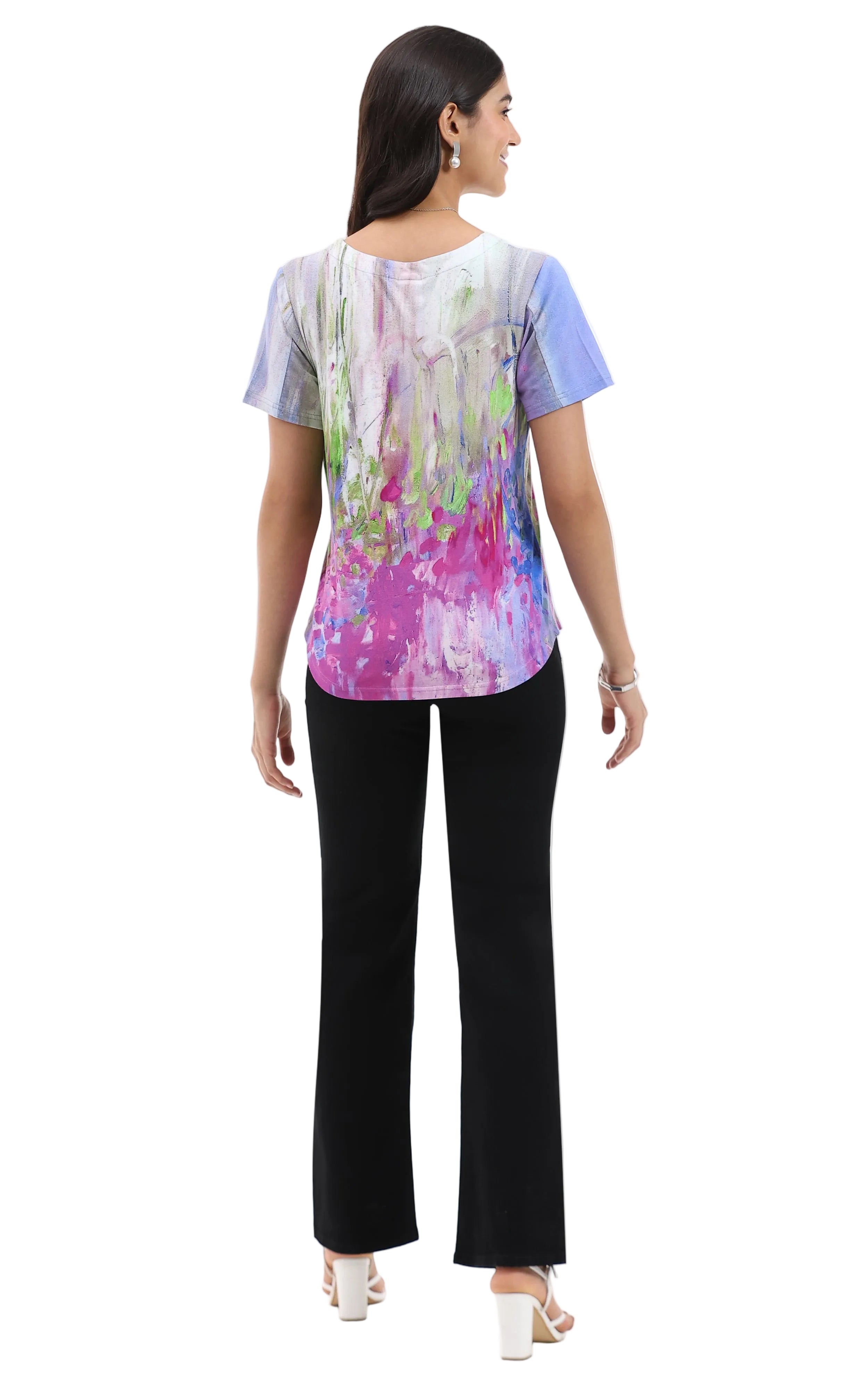 Parsley & Sage Olivia  Short Sleeve Top (26T14B33)
