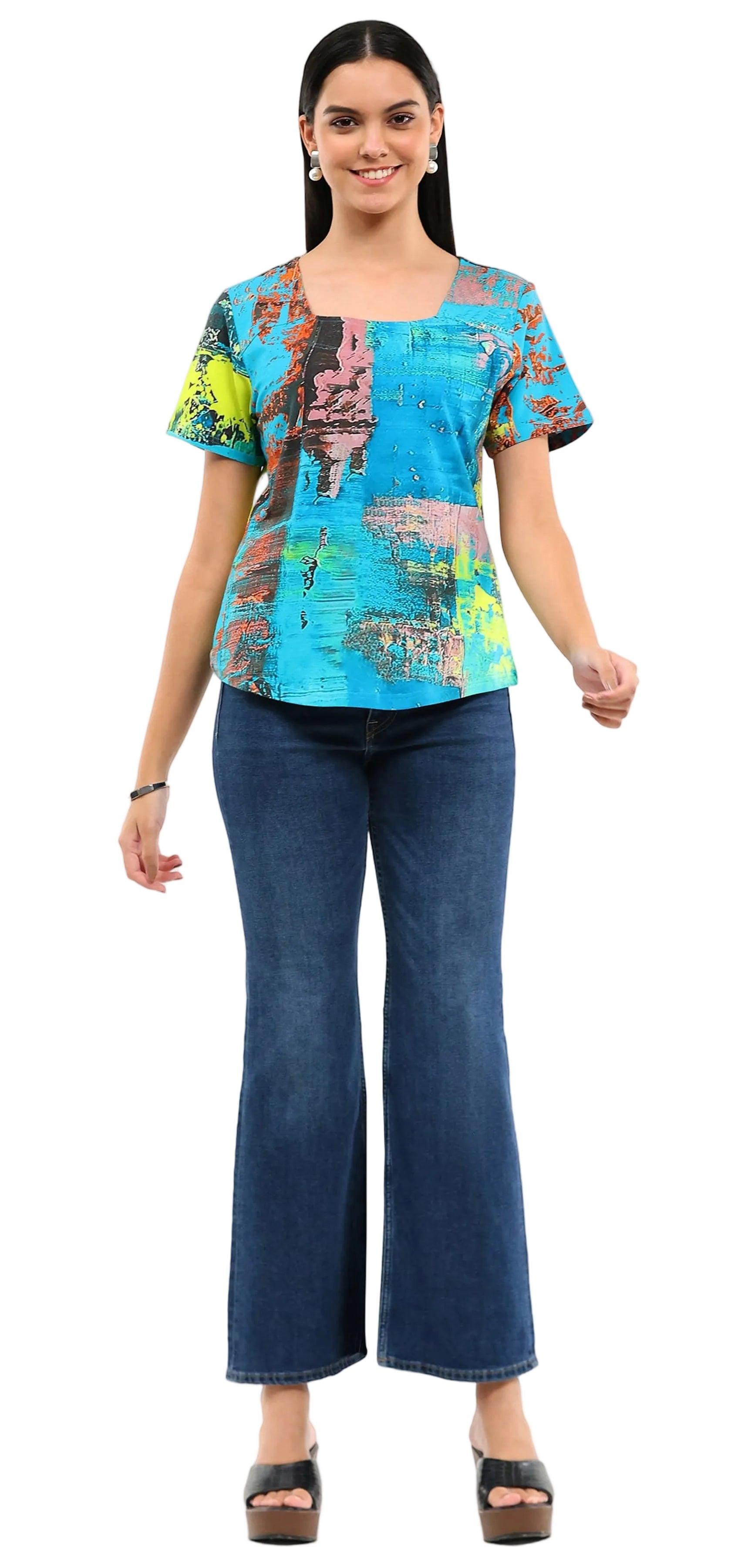 Parsley & Sage Piper Short Sleeve Top (26T15B)