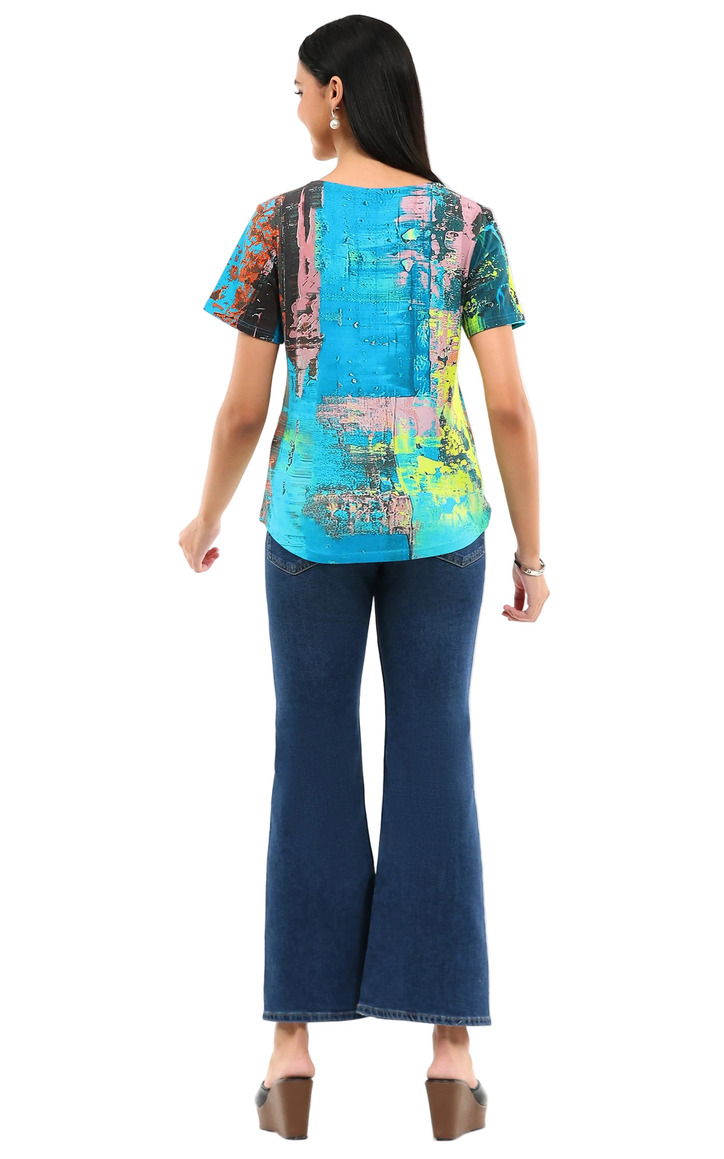 Parsley & Sage Piper Short Sleeve Top (26T15B)
