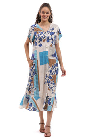 Parsley & Sage Rowan Print Dress (26T17D1)