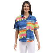 Parsley & Sage Claudia Short Sleeve Top (26T41B55)(Multi)