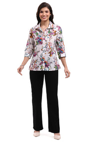 Parsley & Sage Orla Woven Button Front Shirt  (26T46G)