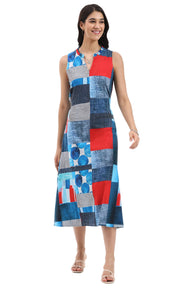 Parsley & Sage Monica Pleated Sleeveless Dress (26T47D4)