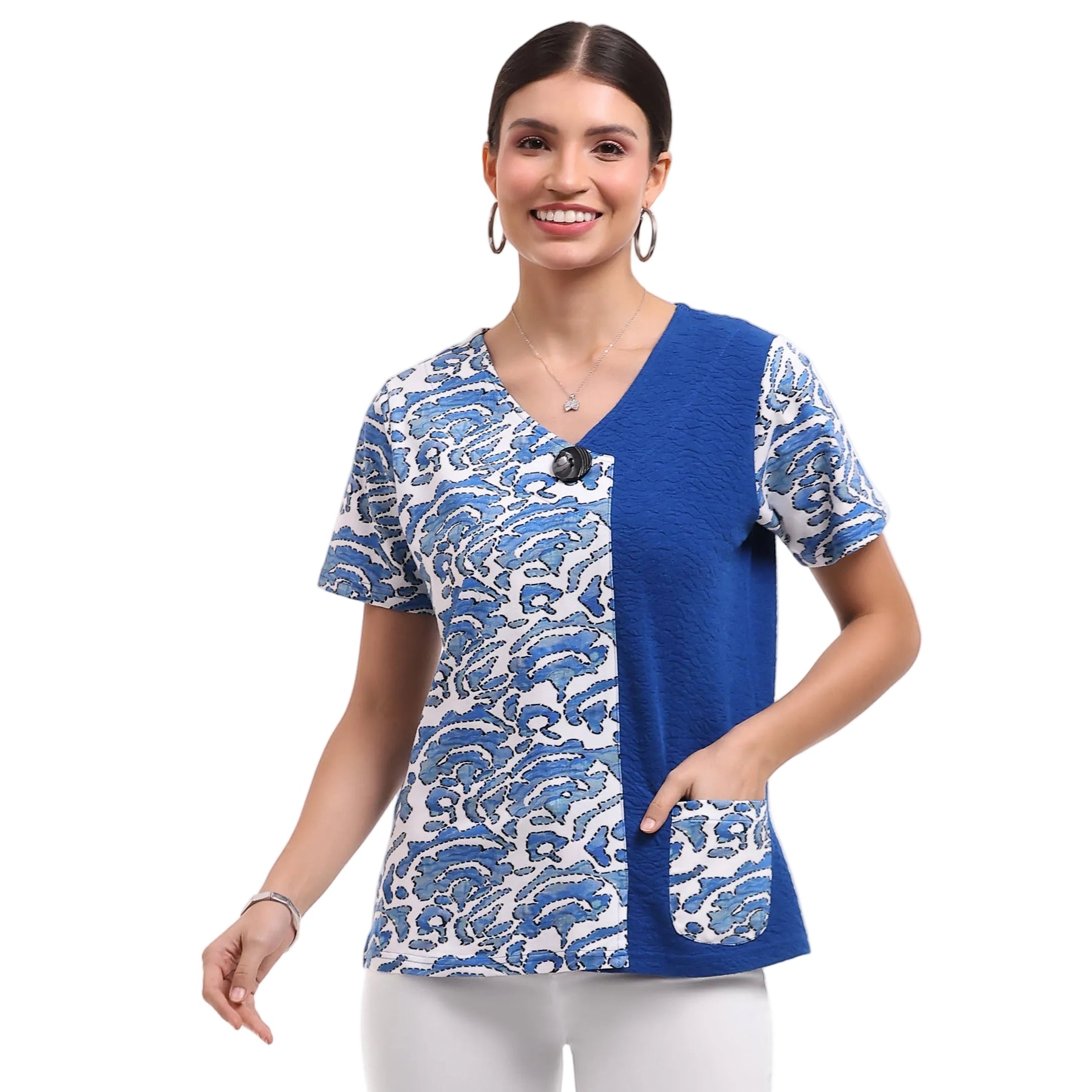 Parsley & Sage Gwen Short Sleeve Top (26T53B14)