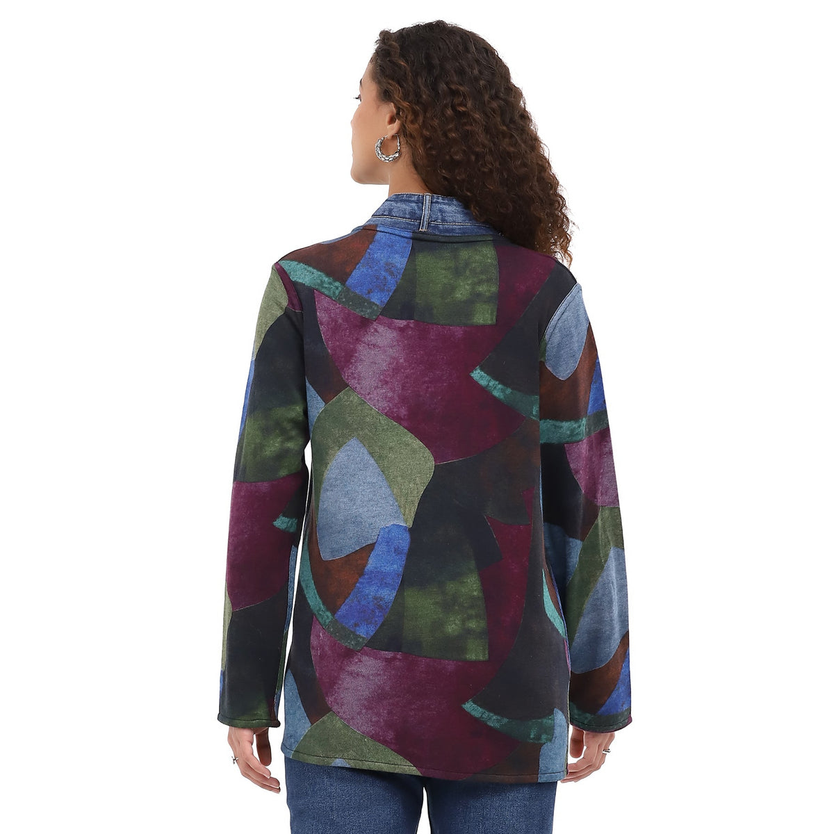 Parsley & Sage Jackie Reversible Open Front Top (26W255E26)