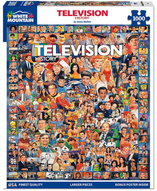 White Mountain Television History Puzzle (1000 Piece)