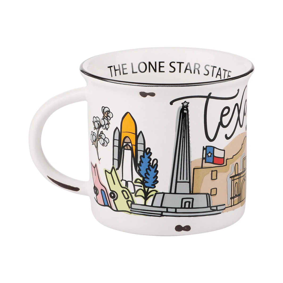Glory Haus State Of Texas Campfire  Ceramic Mug