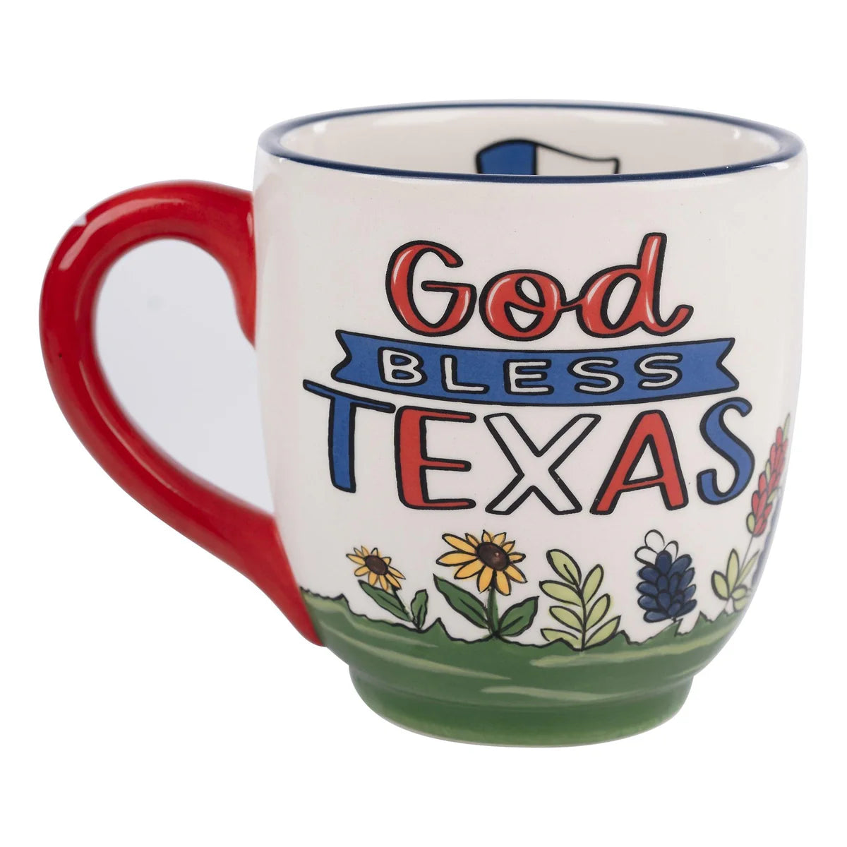 Glory Haus God Bless Texas Longhorn Ceramic Mug (27153436)