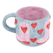 Glory Haus Cowboy Boots and Hearts Ceramic Mug (27160019)