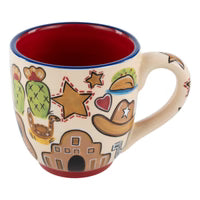 Glory Haus State Of Texas Whimsical Ceramic Mug