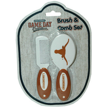 Texas Longhorn Infant Hairbrush & Comb Set (27571)