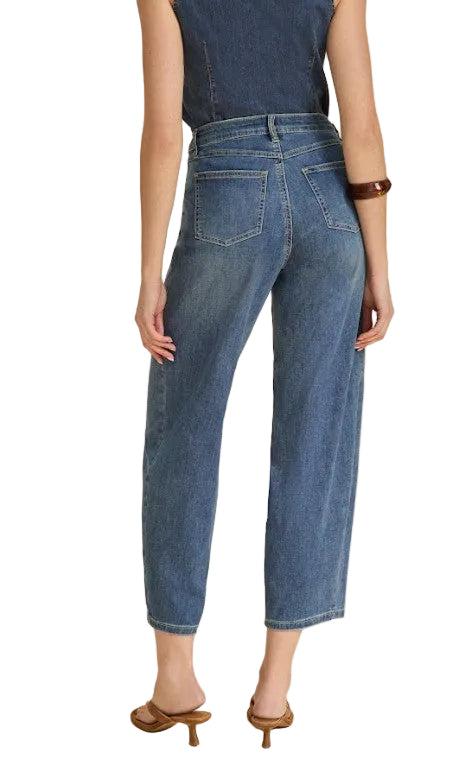 FDJ French Dressing Girlfriend Barrel Ankle Jeans (MIDWASH)