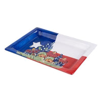 Glory Haus Ceramic Texas Flag Wildflower Trinket Tray