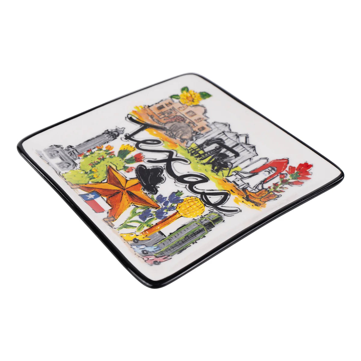 Glory Haus Ceramic State of Texas Icon Trinket Tray (28183810)