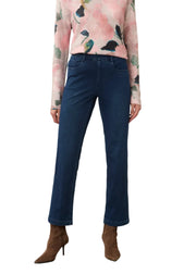 FDJ French Dressing Pull-on Straight Leg Jean (2852131)(Dark Wash)