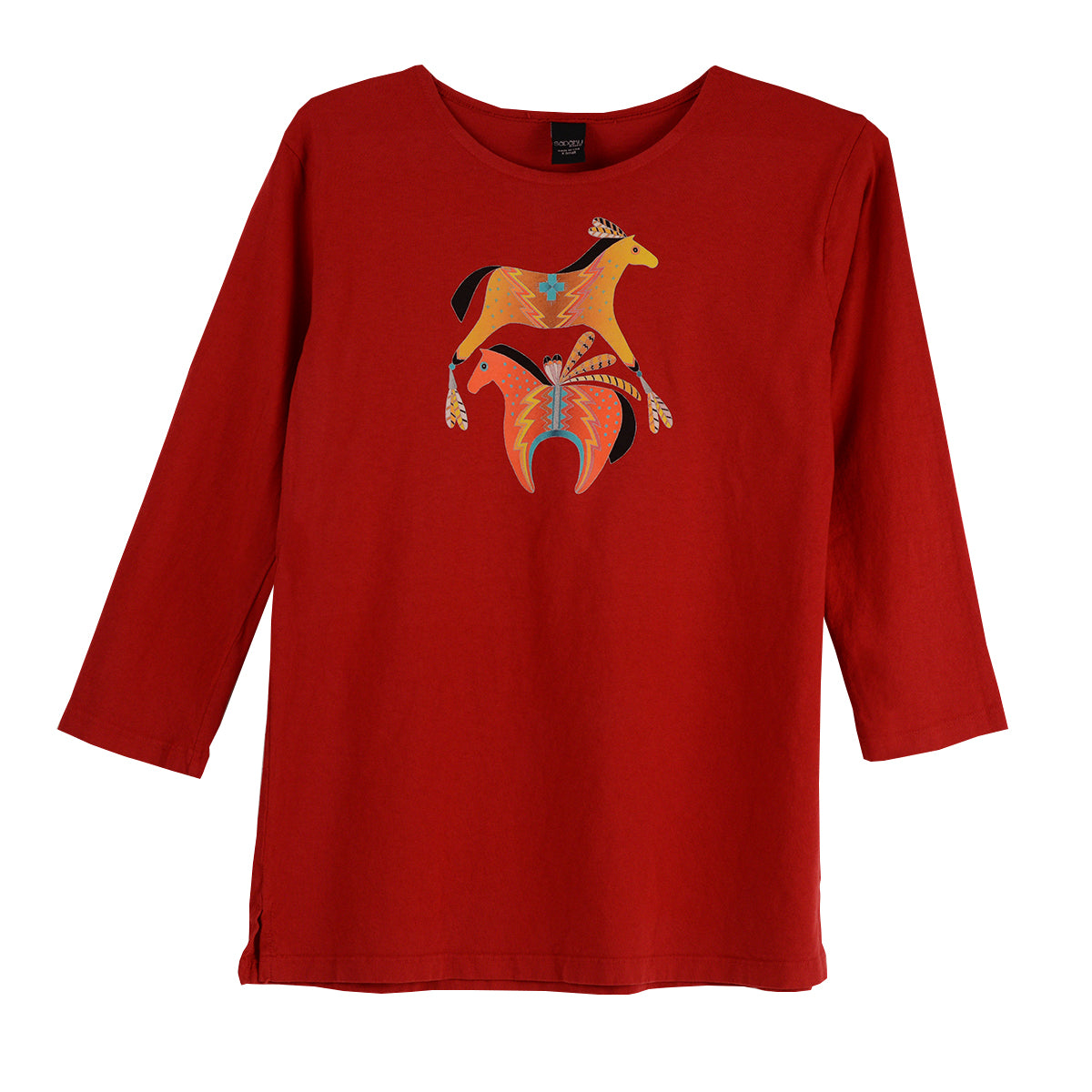 Sabaku Spirited Horses 3/4 Sleeve Tee (COCH)
