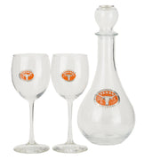 Heritage Texas Longhorn Wine Decanter Set With Enamel Medallions (DWC10122EO)