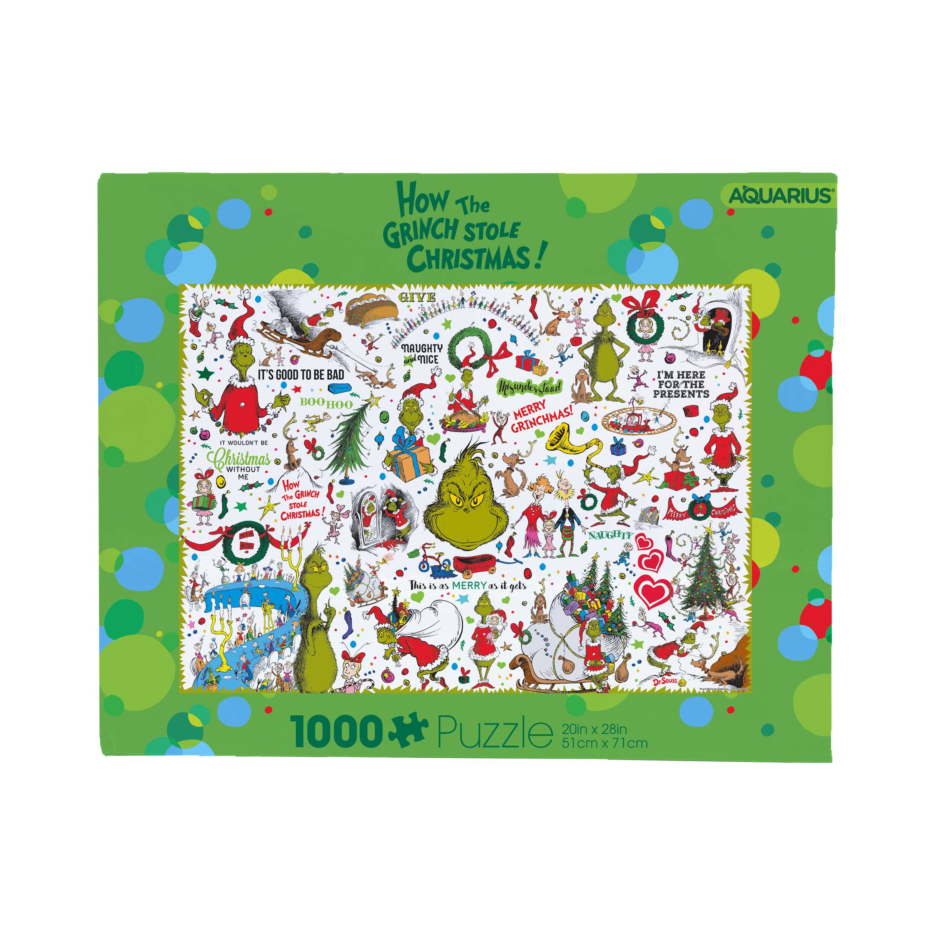 Grinch Christmas 1000 Piece Jigsaw Puzzle