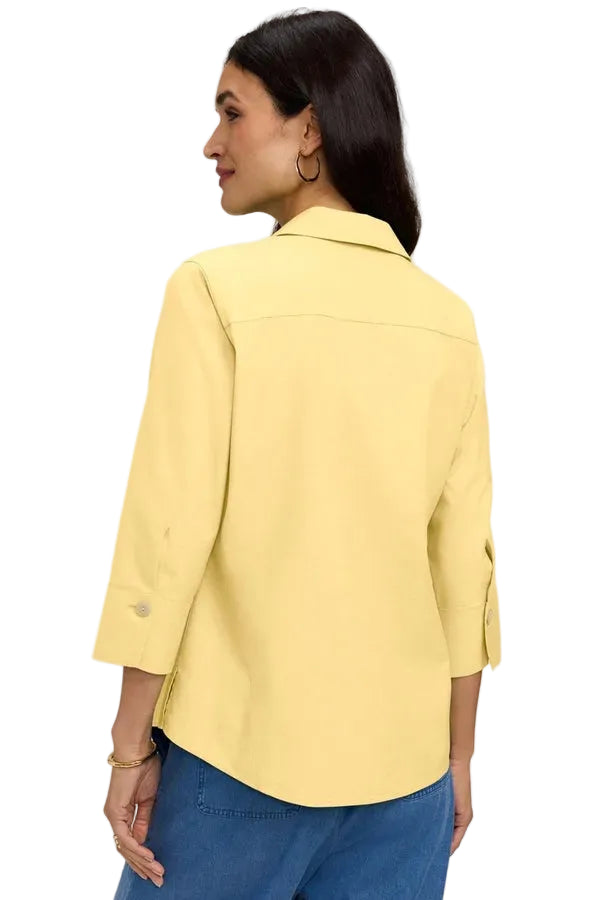 Foxcroft Paityn Essential Shirt (158998)(Lemon)